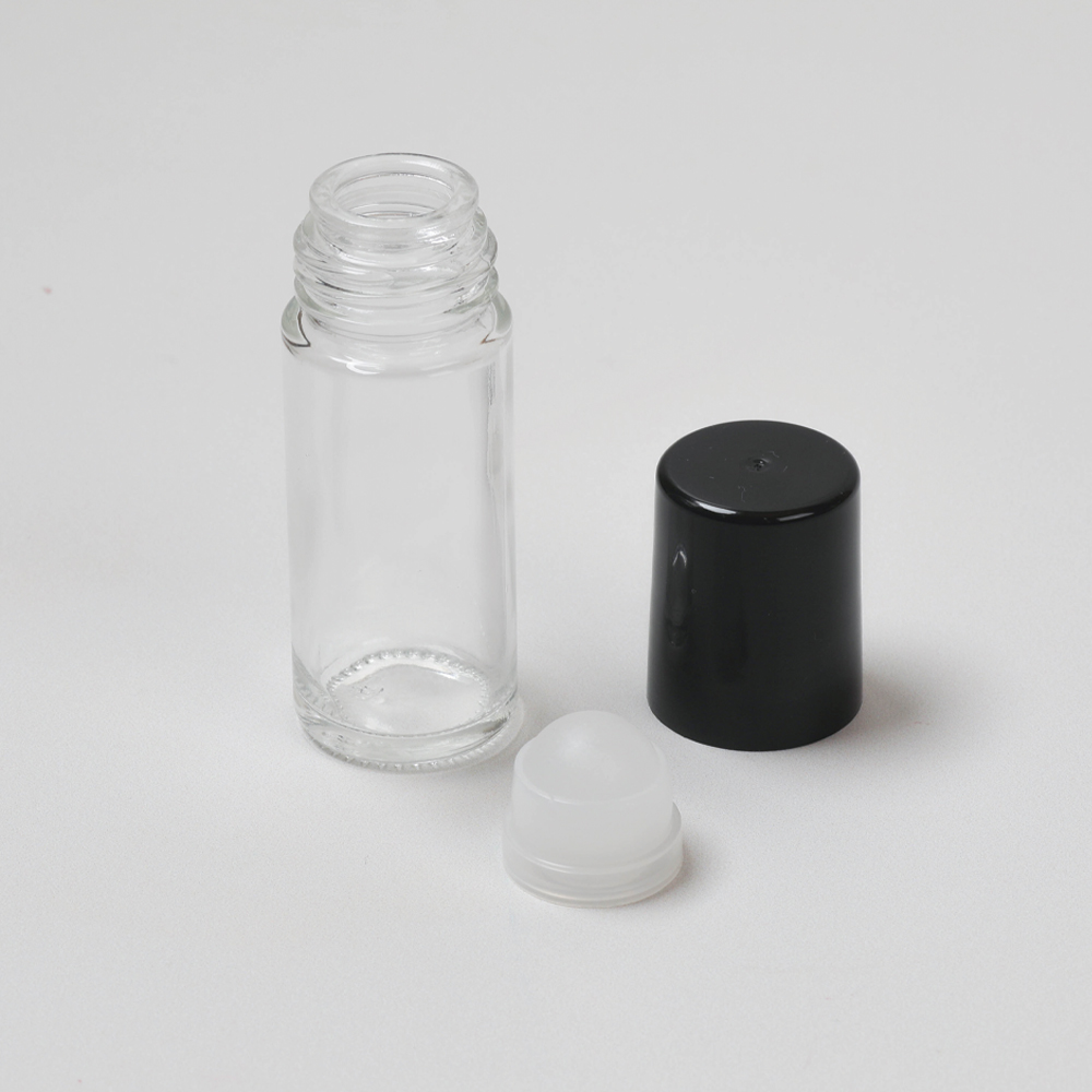 Clear Glass Roller Bottle - 1 oz image number null