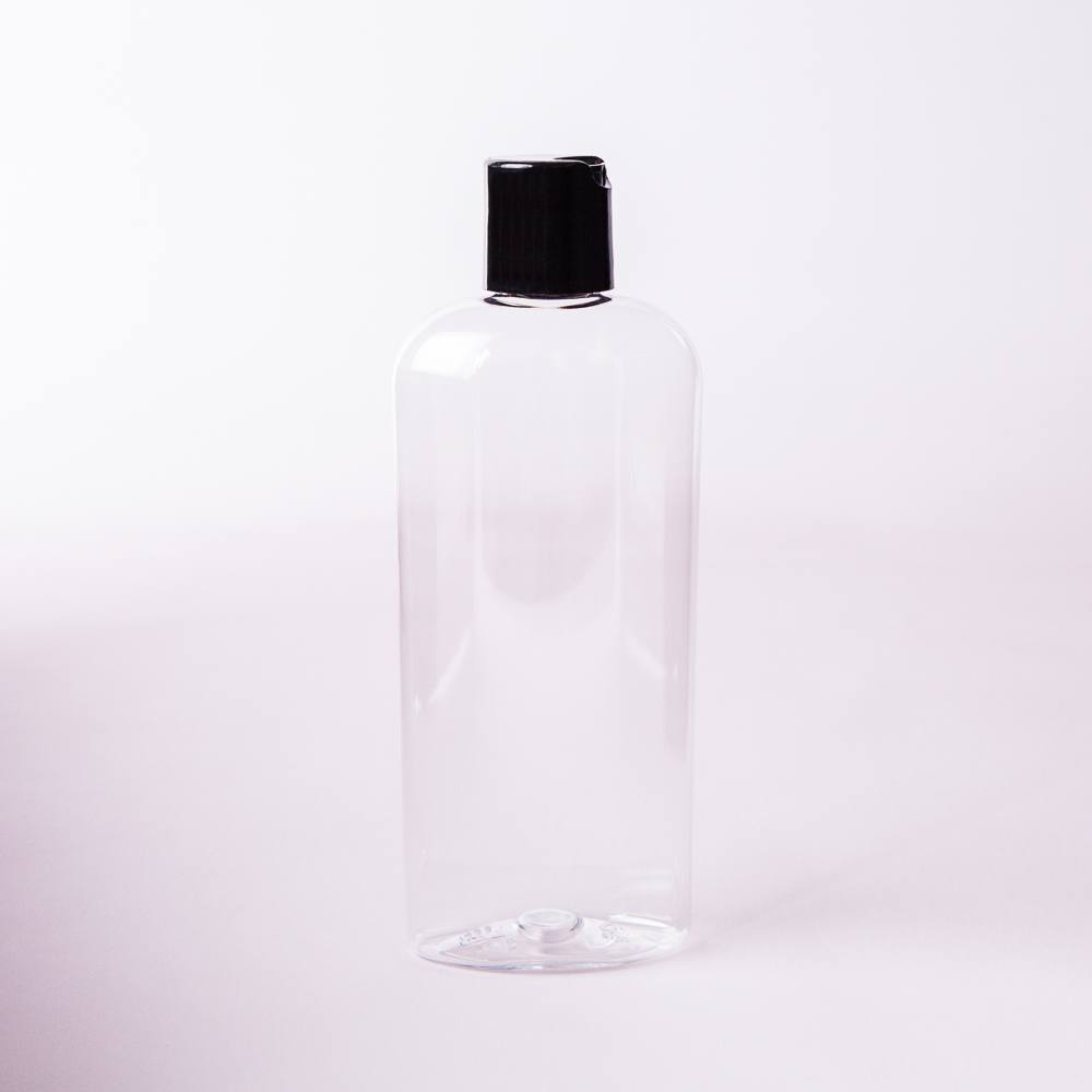 8 oz Bottle with Black Disc Cap image number null