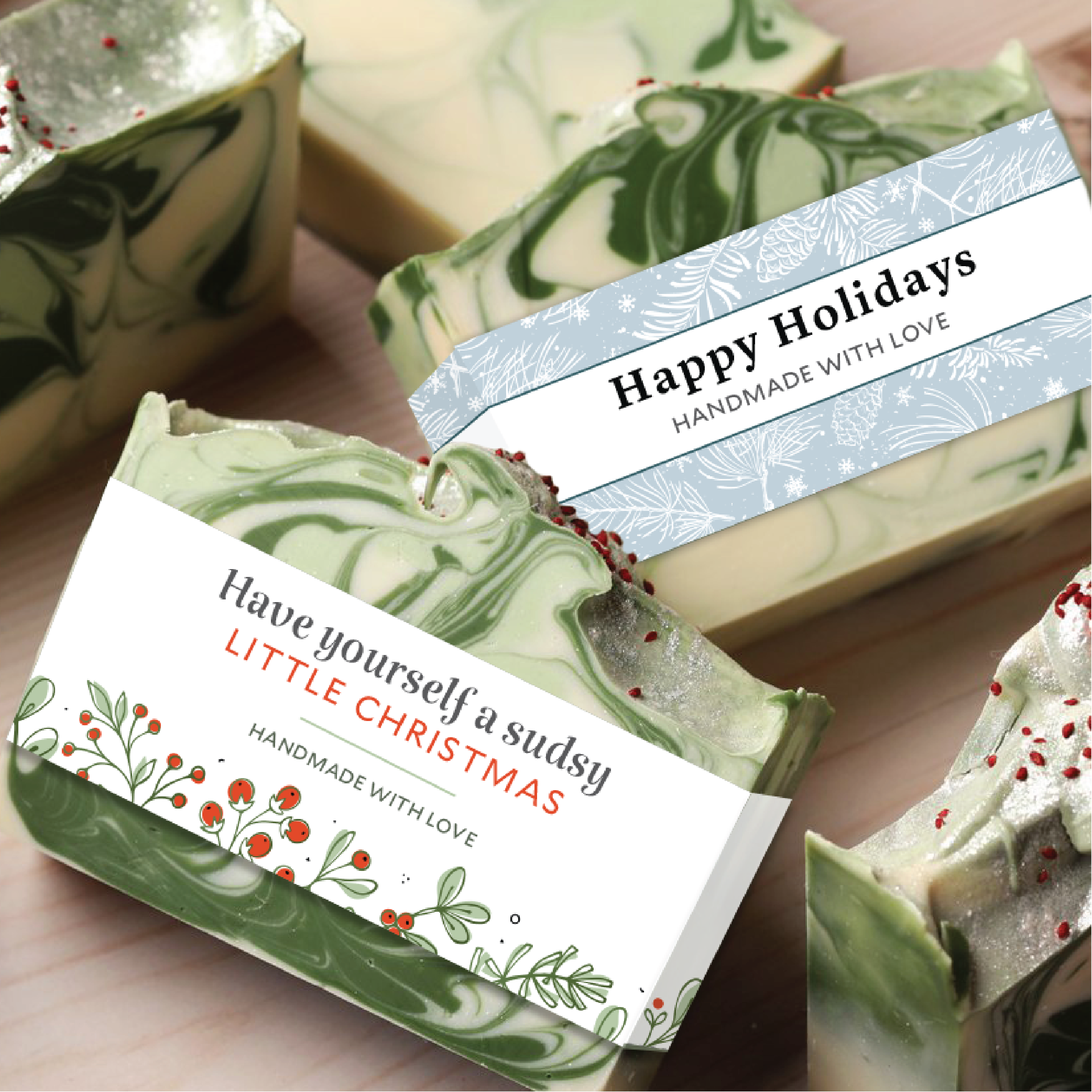 Printable Holiday Soap Bands image number null