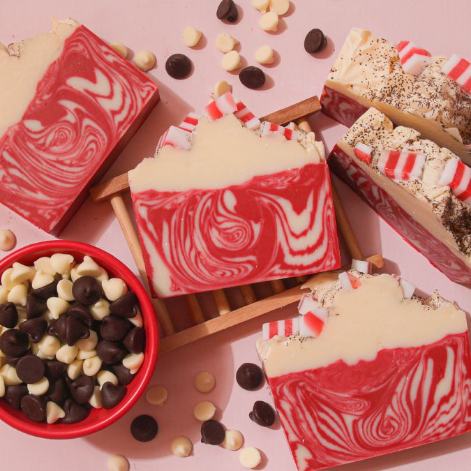 Peppermint Swirl Soap Project image number null