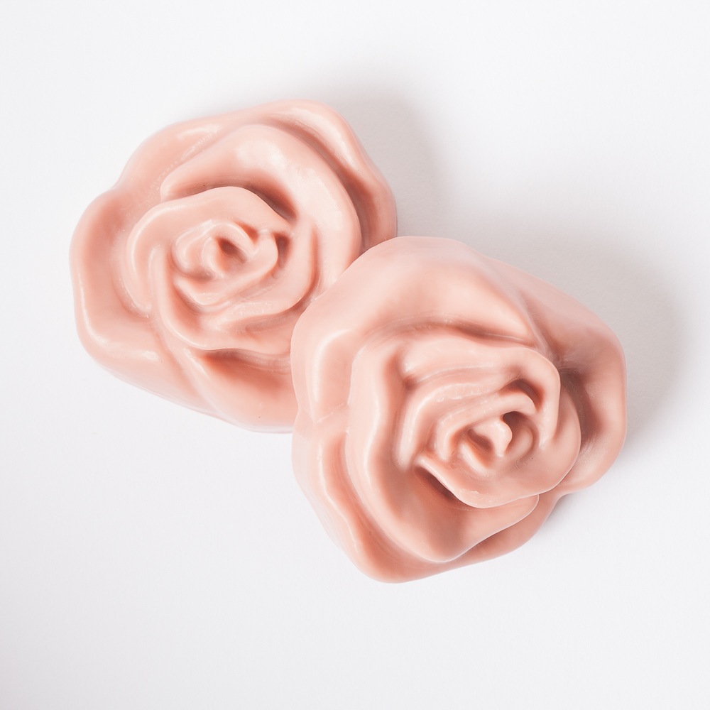 2 Cavity Rose Silicone Mold image number null