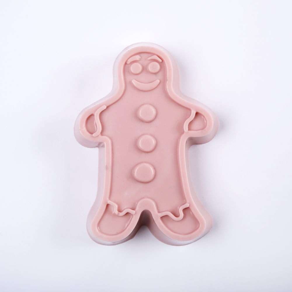 4 Cavity Gingerbread Silicone Mold image number null