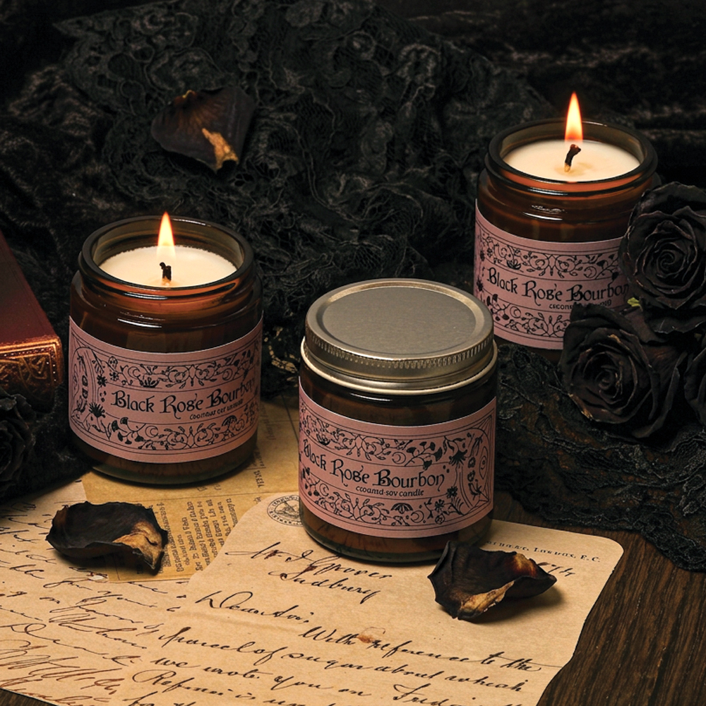 Black Rose Bourbon Candle Project image number null